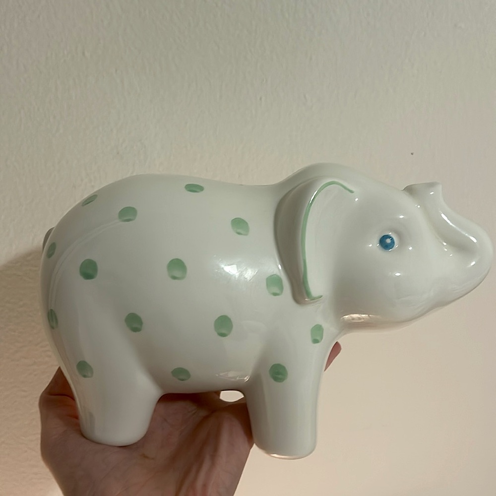 Tiffany and Co piggy bank. No original box, comes with stopper.